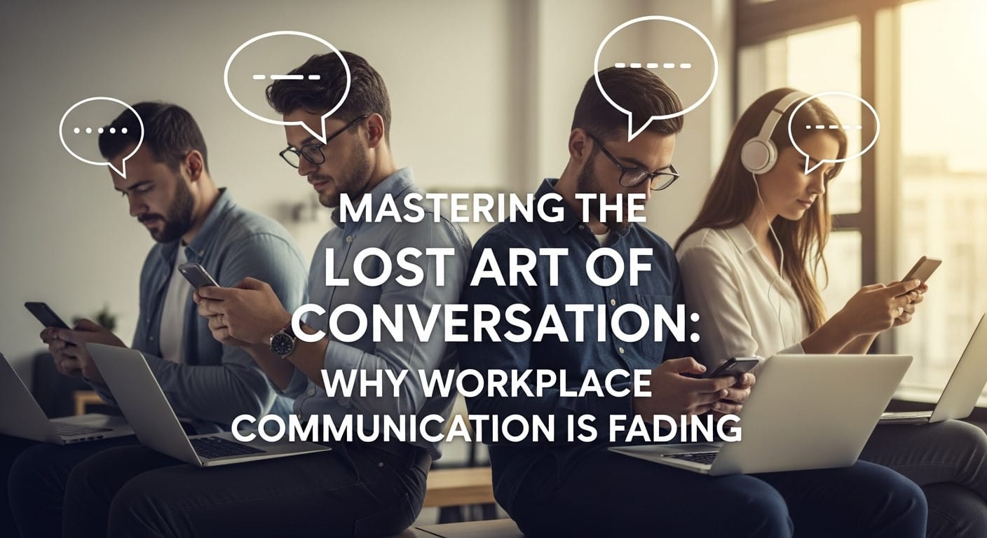 Mastering the Lost Art of Conversation: Why Workplace Communication is Fading