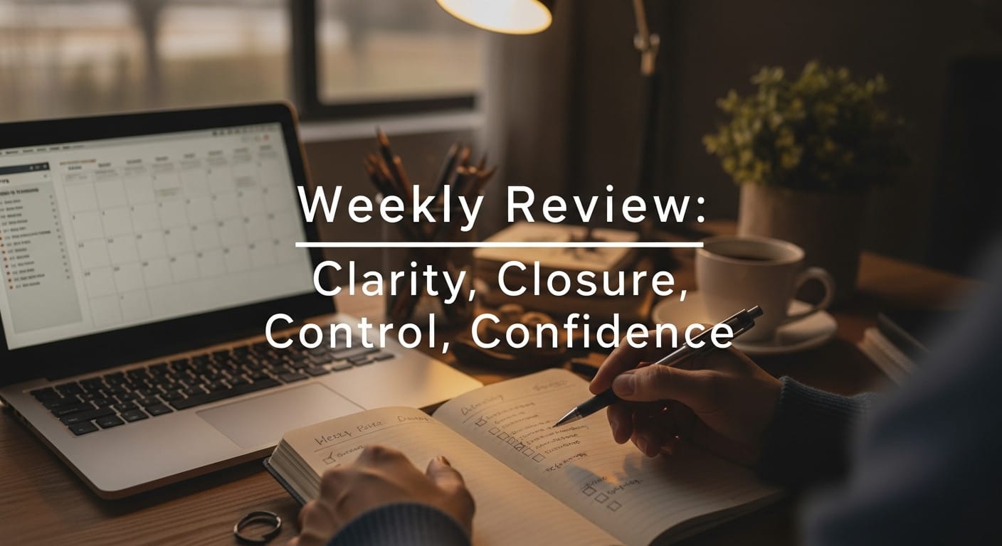 Discuss my weekly review