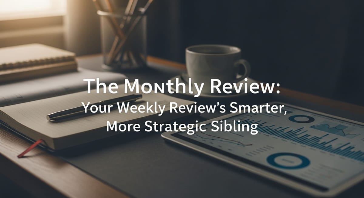 The Monthly Review: Your Weekly Review's Smarter, More Strategic Sibling