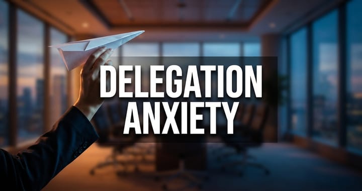 Delegation Anxiety: A New Manager's Guide to Letting Go