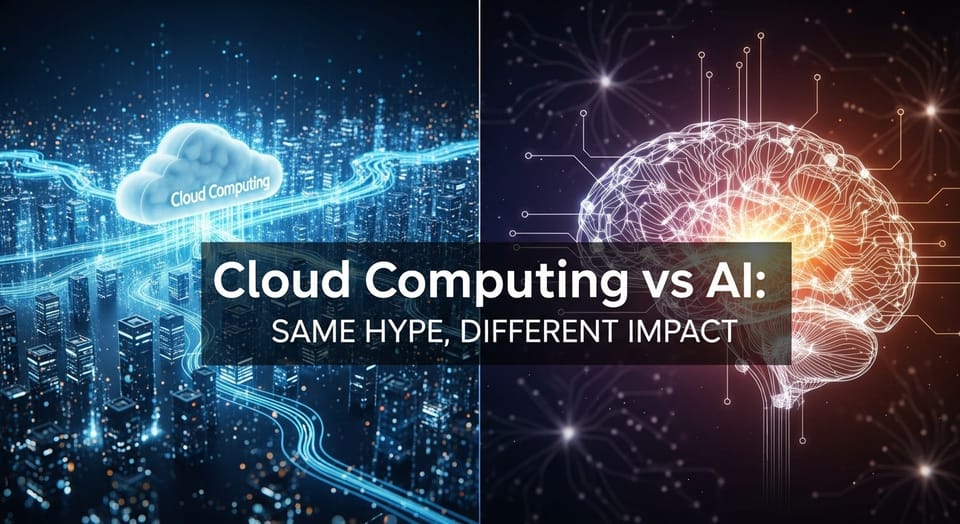 Cloud Computing vs AI: Same Hype, Different Impact