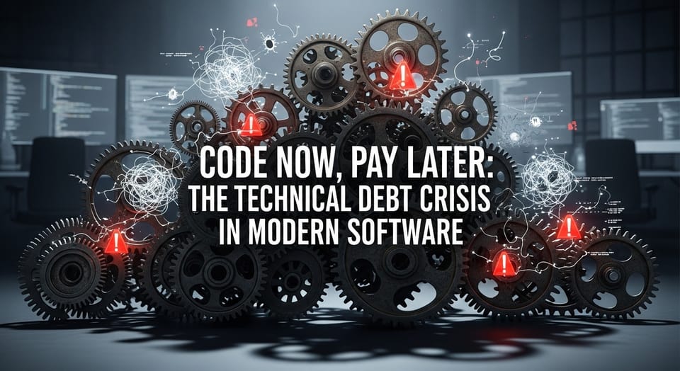 Code Now, Pay Later: The Technical Debt Crisis in Modern Software