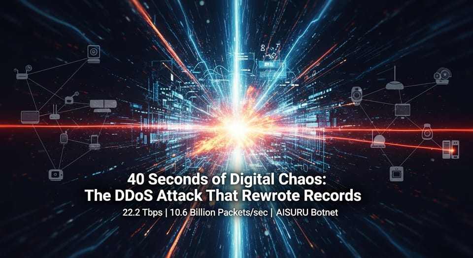 40 Seconds of Digital Chaos: The DDoS Attack That Rewrote Records
