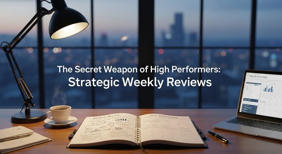 The Secret Weapon of High Performers: Strategic Weekly Reviews