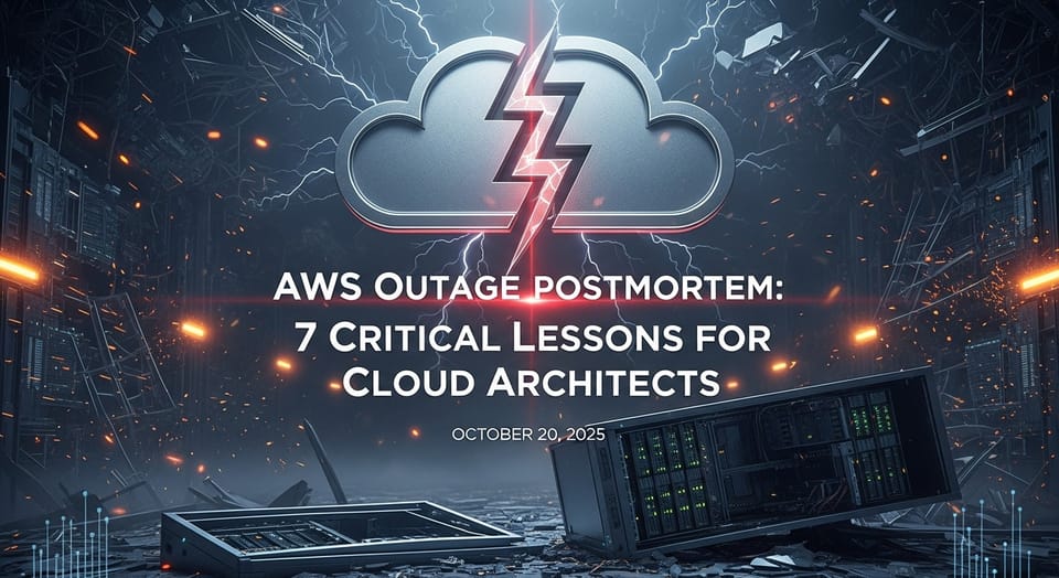 AWS Outage Postmortem: 7 Critical Lessons for Cloud Architects
