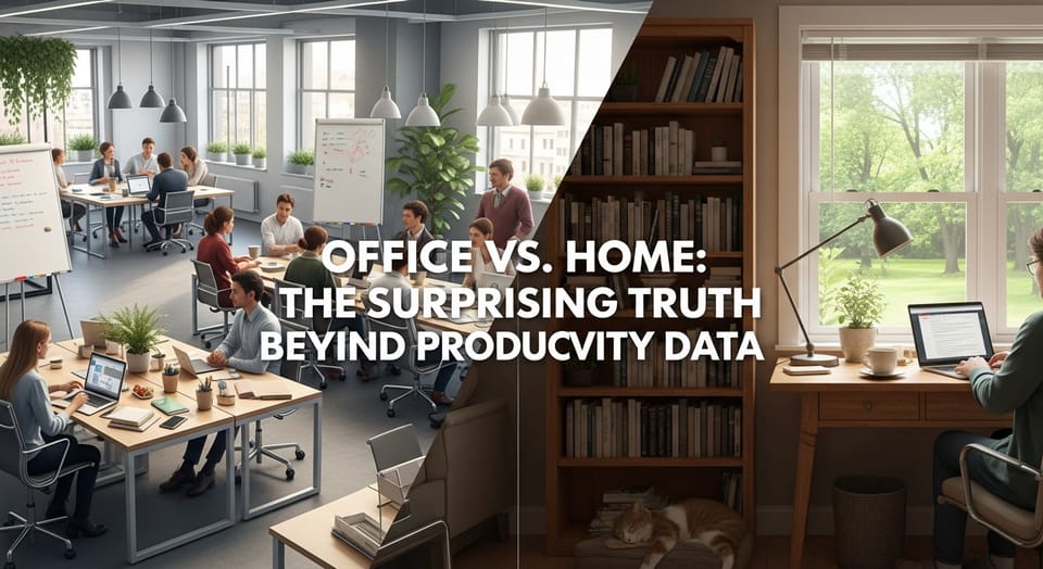 Office vs. Home: The Surprising Truth Behind Productivity Data