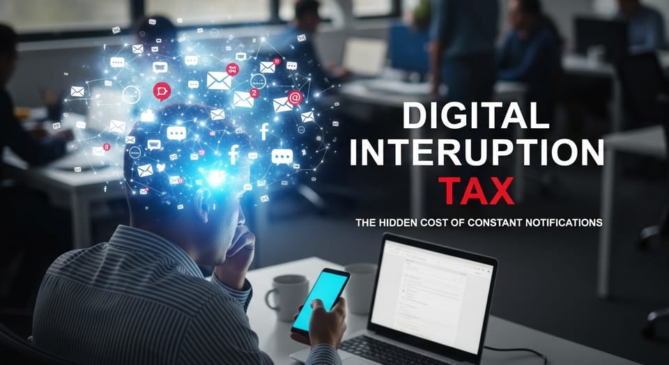 Digital Interruption Tax: Calculating What Those Notification Checks Really Cost You