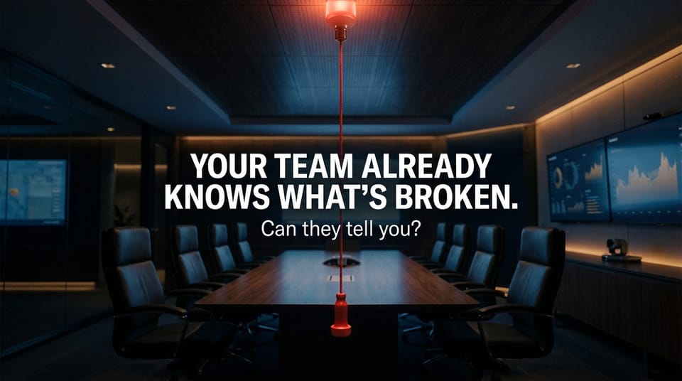 Your Team Already Knows What's Broken. Can They Tell You?